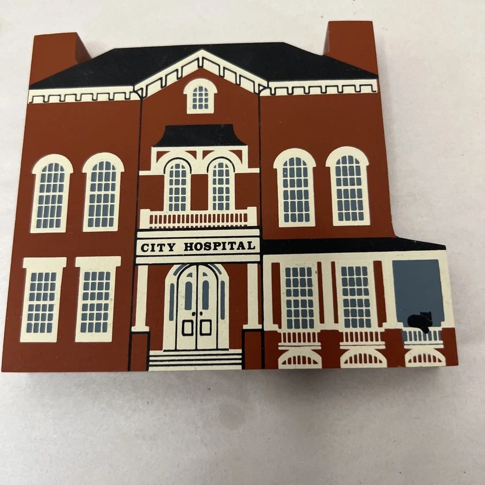 1988 The Cat's Meow Series VI City Hospital, New‎ Masters Gallery Signed 1993